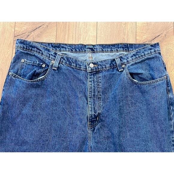 Vtg 90s Polo Ralph Lauren Jeans Men's 42 x 34 Relaxed Straight Leg Dad Med Wash - Picture 3 of 9